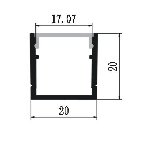 Plastic Extrusion process Led Recessed Linear Light Profile